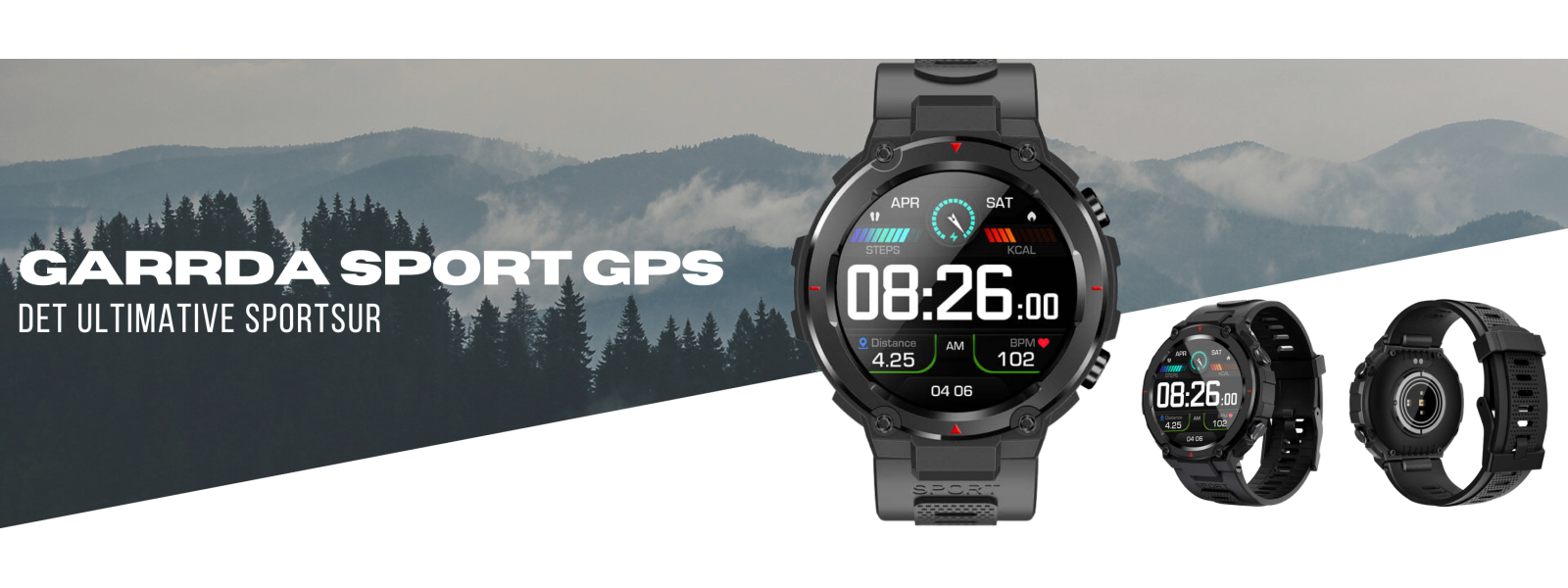 Smartwatch med fitness tracking