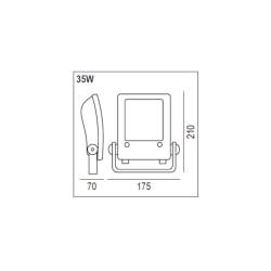 Pinguino LED 35W 40gr 4000K IP66