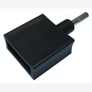 Hestehegn Isolator skruetrkker Eco-fix 1 stk sort