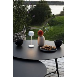 Lille mini bordlampe USB 2200K/2700K dmpbar Hvid