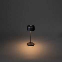 Lille mini bordlampe USB 2200K/2700K d�mpbar Sort