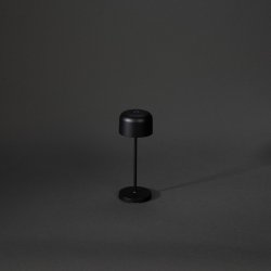 Lille mini bordlampe USB 2200K/2700K d�mpbar Sort