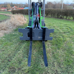 Brugt pallegaffel til minilsser / 1 meter