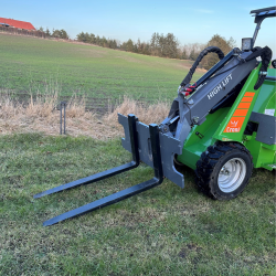 Brugt pallegaffel til minilsser / 1 meter