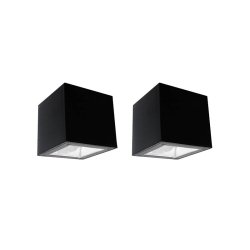 Kube solcelle lamper 2 stk