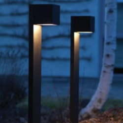 Kube solcelle havelamper 2 stk