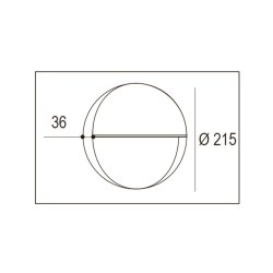 Roma R LED 9W 3000K IP65