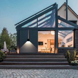 Funkis 12 Kube LED 3K IP65, sort