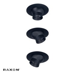 C-TLD12 LED 1W 12V, sort