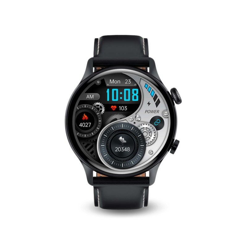 Garrda Aslan G9 smartwatch, sort-sort lder